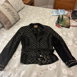 Double D Ranch Black Studded Blazer